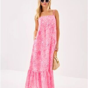 Lilly Pulitzer Rozalie Linen Maxi Dress